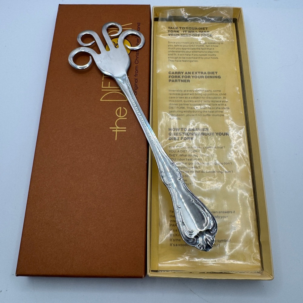 Christopher's Hand Diet Fork‎ Wm. A. Rogers A1+ Plate Silver Plate Scissors